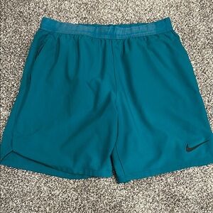 Nike Blue Athletic Shorts Lightweight Breathable